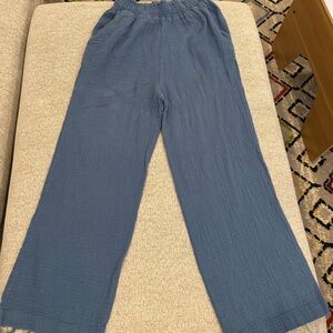 New In Gauze Wide Leg Pants